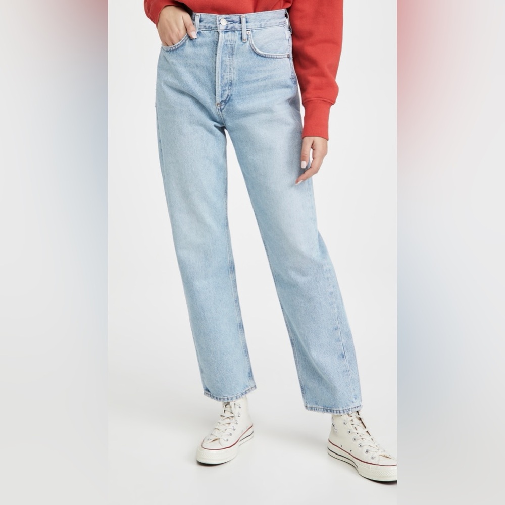 NWT AGOLDE
90s Mid Rise Straight Jeans